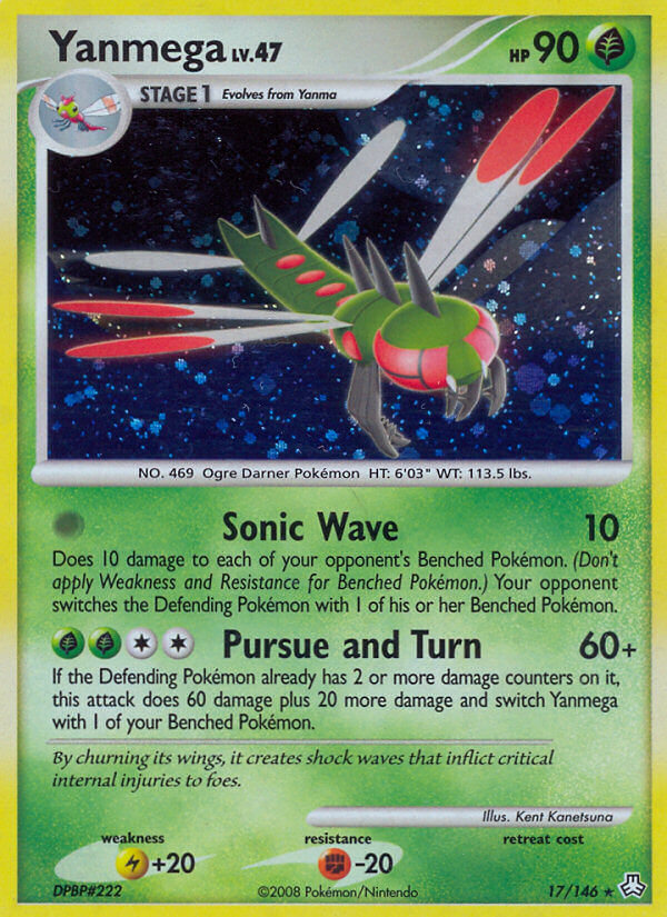 Legends Awakened Yanmega [Non-holo] Pokémon card